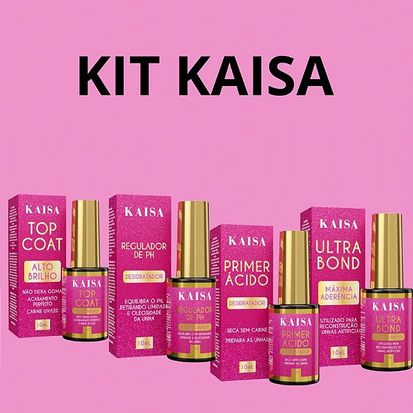 Kit 4 Preparadores Luxo Kaisa
