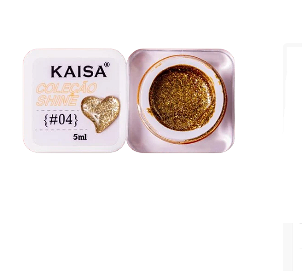Gel KAISA Coleção SHINE Dourado #4