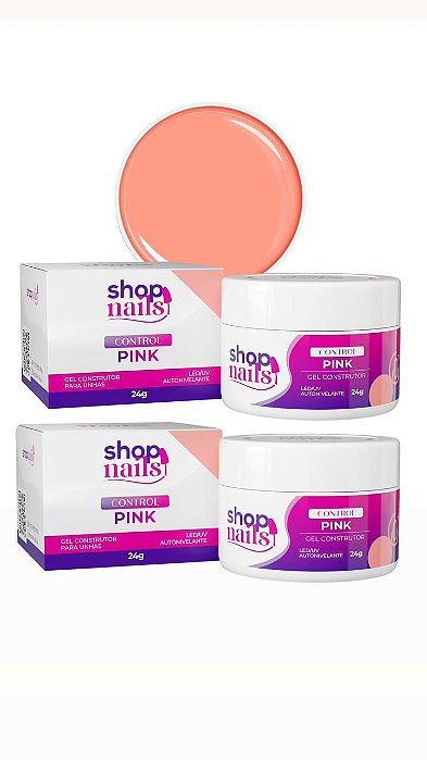 Kit 2 Geis Control Pínk Shopnails