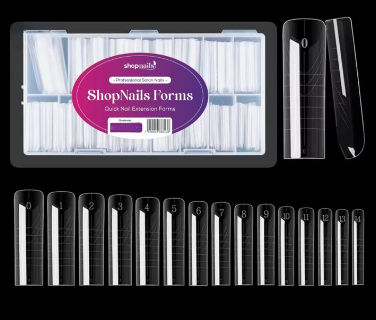 Mold Shopnails Forms 0mm. 150 moldes Quadrado