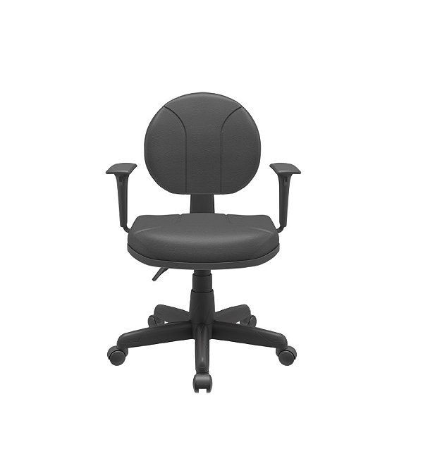 Cadeira Plaxmetal Operativa Executiva Back System Com Braços Reguláveis Revestimento Vinil