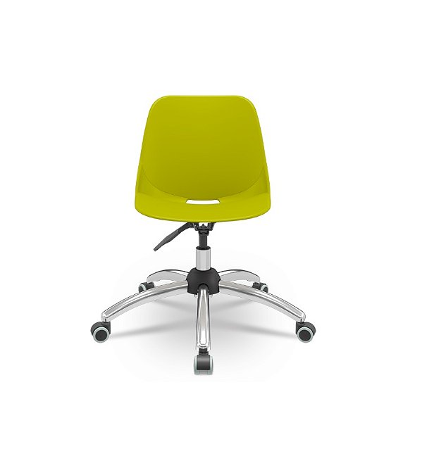 Cadeira Plaxmetal Quick Assento e Encosto Em Polipropileno Com Base Cromada