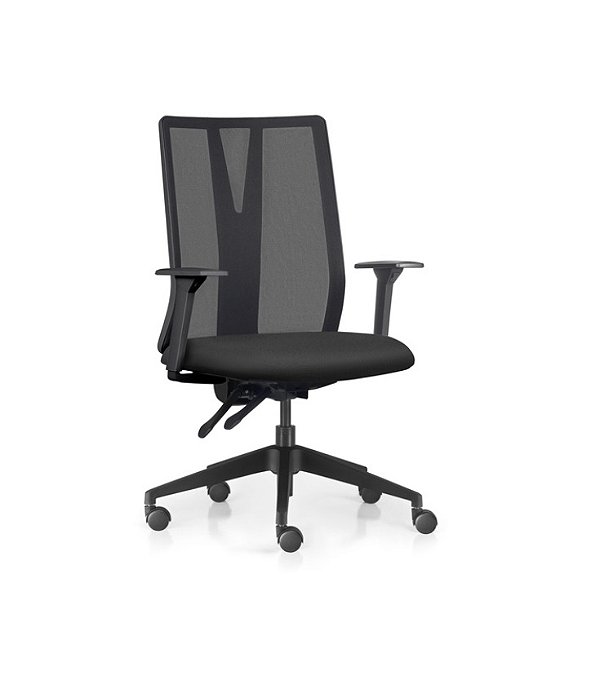 Cadeira Addit Presidente Frisokar Base Nylon Piramidal Back System NR17 Assento Poliéster