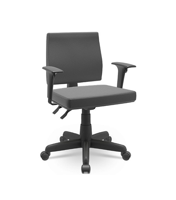 Cadeira Izzi Plaxmetal Executiva Back System NR17 Base Standard Revestimento Poliéster