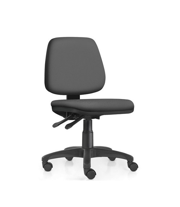 Cadeira Job Frisokar Back System Ergonômica Revestimento em Couro Sintético