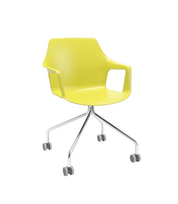 Cadeira Plaxmetal Vesper em Polipropileno com Base Cromada
