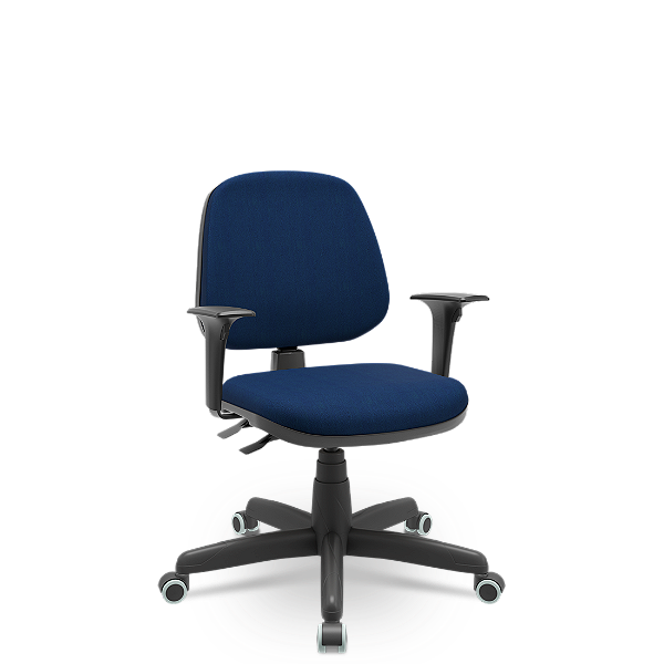 Cadeira Plaxmetal Premium Call NR17 Certificada Pela ABNT Em Poliéster