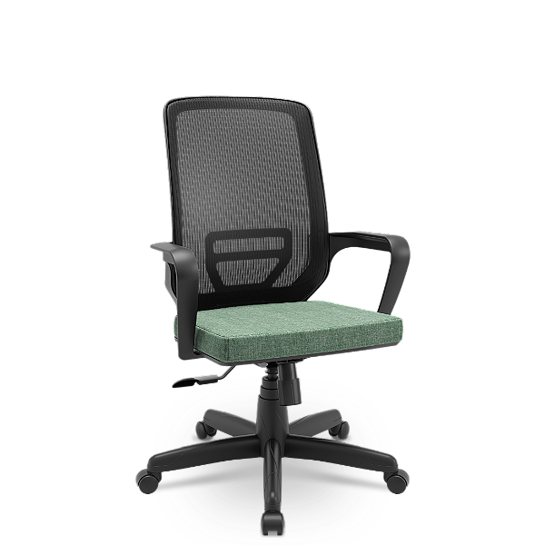 Cadeira Presidente Adrix Plaxmetal Encosto Tela Base Standard Relax Assento Concept