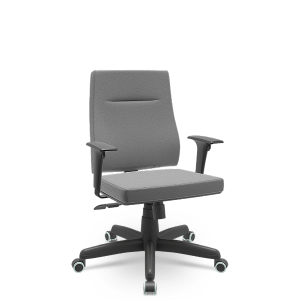 Cadeira Plaxmetal Izzi Diretor Base Standard Relax em Vinil