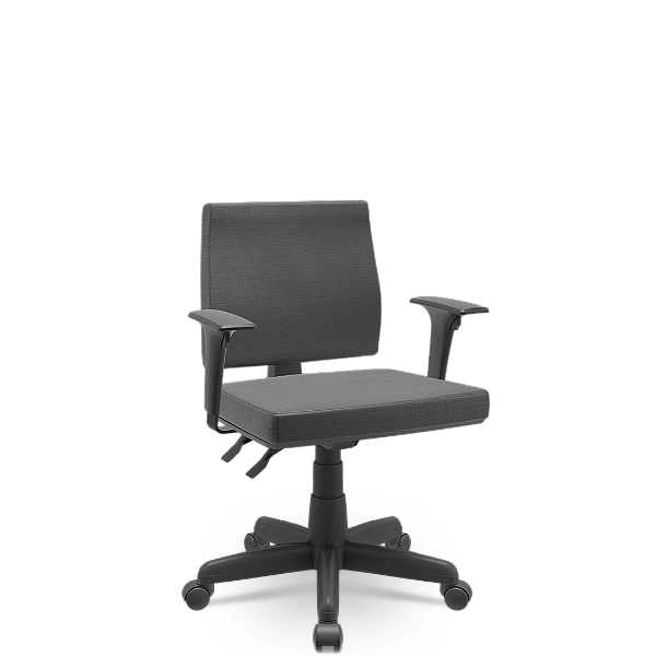 Cadeira Izzi Plaxmetal Executiva Back System NR17 Base Standard em Facto Dunas