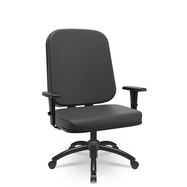 Cadeira Plaxmetal Operativa Plus Size Até 185kg Em Vinil