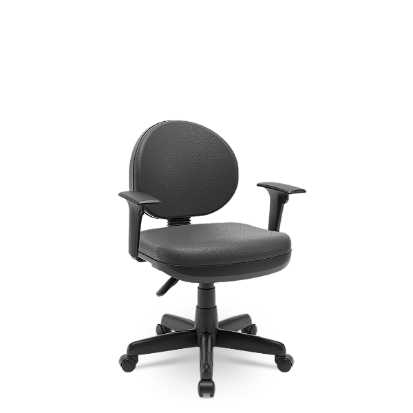 Cadeira Executiva Plaxmetal Operativa Plus Com Lamina Braços Reguláveis em Vinil