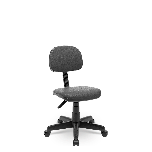 Cadeira Secretária Giratória Operativa Plus Slim em Vinil