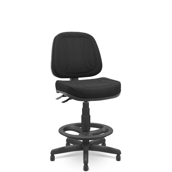 Cadeira Plaxmetal Premium Caixa Alta Back System NR17 Ergonômica Poliéster