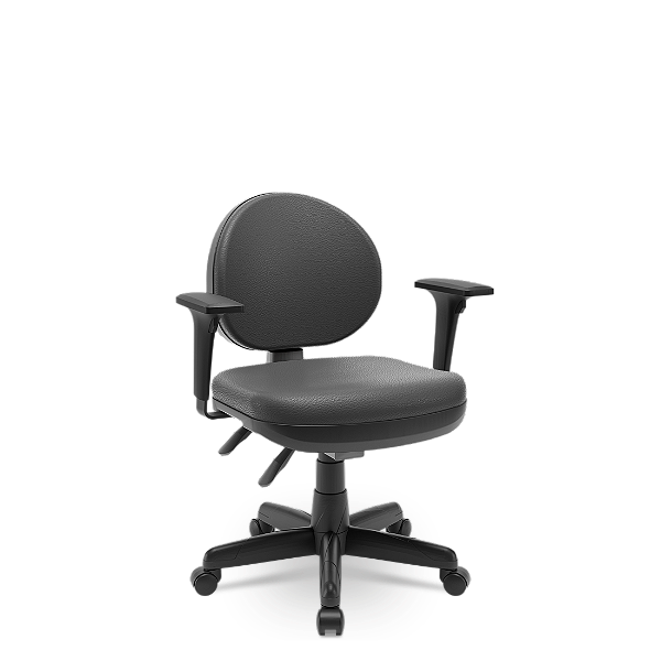 Cadeira Executiva Operativa Plus Plaxmetal Back System NR17 Em Vinil