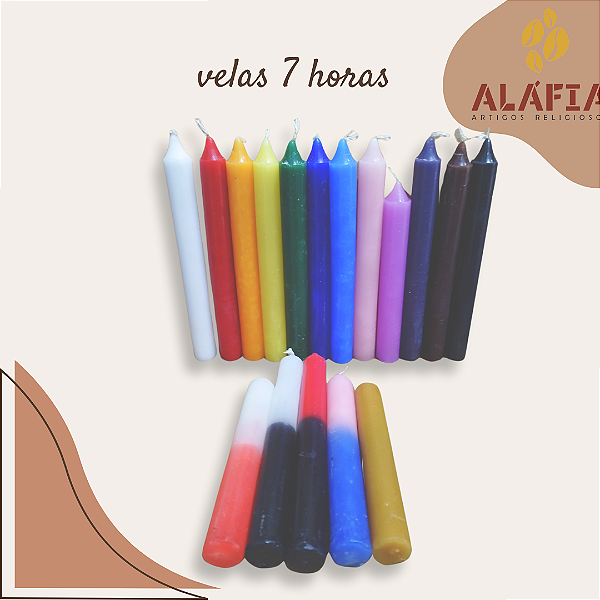 VELA 7 HORAS PACOTE C/ 10
