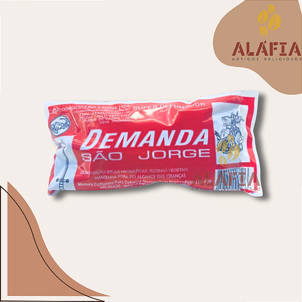DEFUMADOR ERVA SEM BRASA DEMANDA DE SÃO JORGE (40GR)