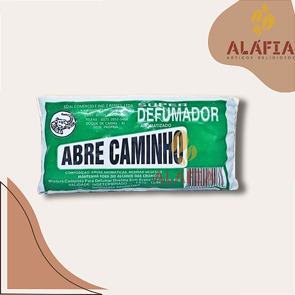 DEFUMADOR ERVA SEM BRASA ABRE CAMINHO (40GR)
