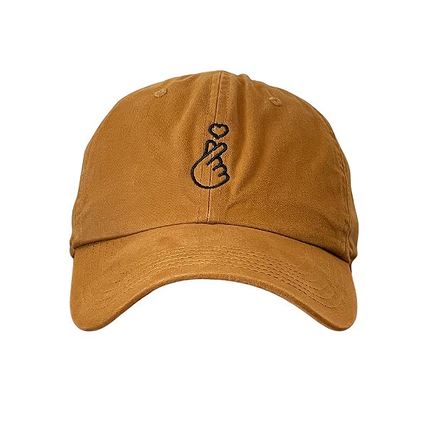 Boné Dad Hat - Coração Dorama - Caramelo
