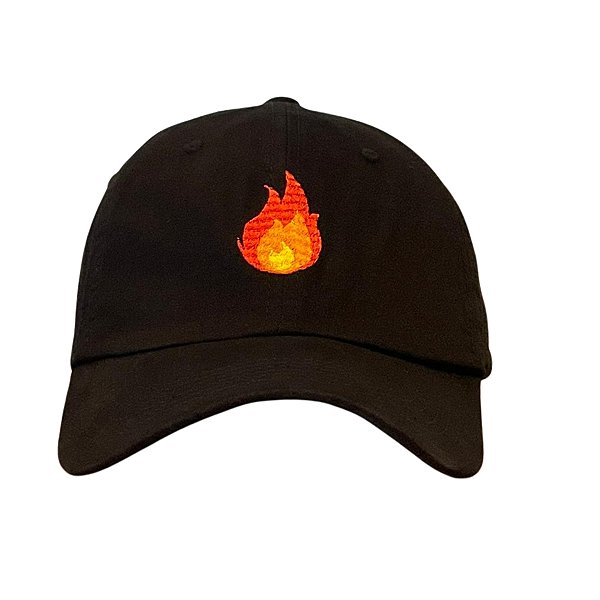 Boné Dad Hat - Foguinho - Preto