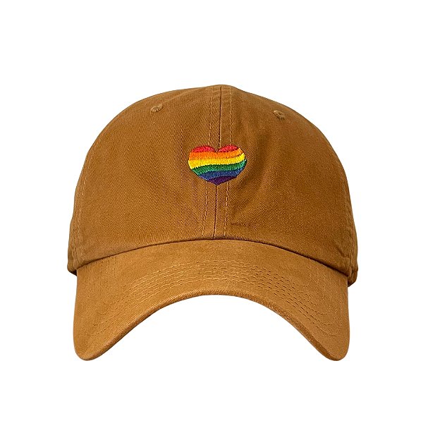 Boné Dad Hat - Coração - Caramelo