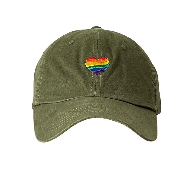 Boné Dad Hat - Coração - Verde