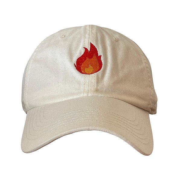 Boné Dad Hat - Foguinho - Off-white