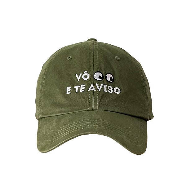 Boné Dad Hat - Vô 👀 e Te Aviso - Verde