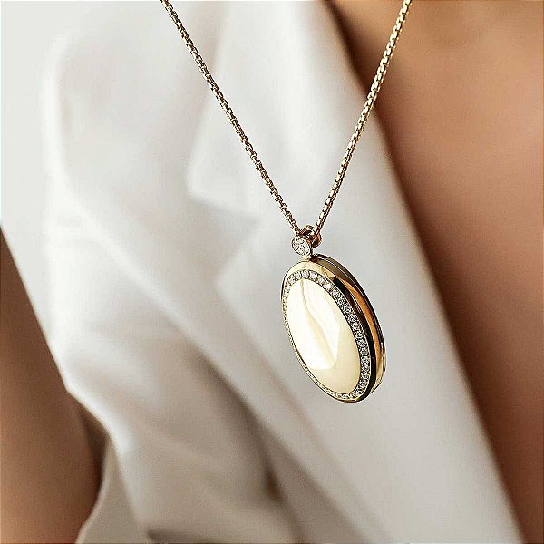 Abraço Dourado - Ouro 18k e Diamantes