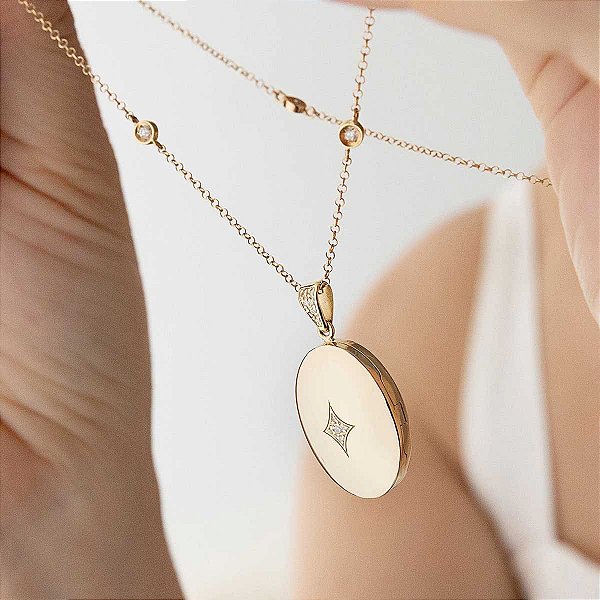 Raio de Esperança | Ouro 18k e Diamantes