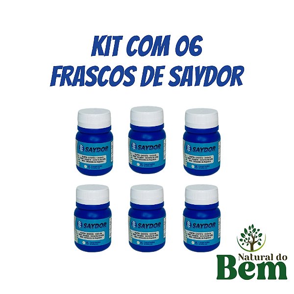 Kit 06 frascos de Saydor