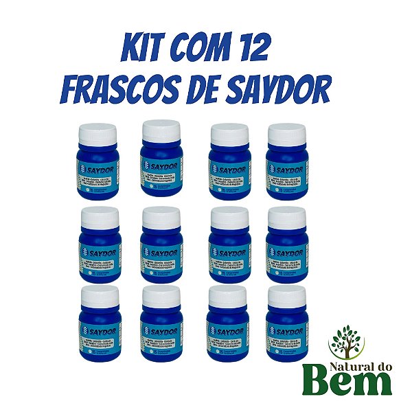 Kit 12 frascos de Saydor
