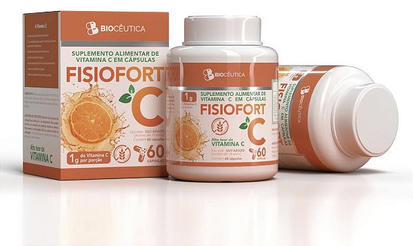 Suplemento Alimentar Vitamina C Fisiofort 60 Cápsulas - Biocêutica