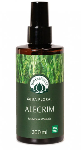 Água Floral Hidrolato de Alecrim 200ML BioEssência