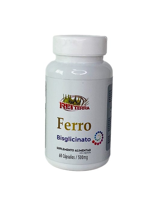 Ferro 60 Cápsulas 500mg Rei Terra