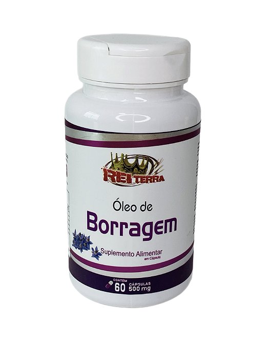 Óleo de Borragem 60caps 500mg - Rei Terra
