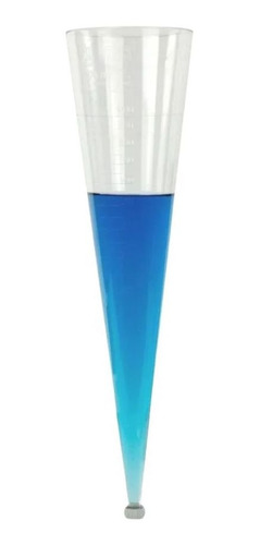 Kit 3 Cones de Imhoff de Acrílico 1000ml + Suporte com Capacidade Para 3 Cones
