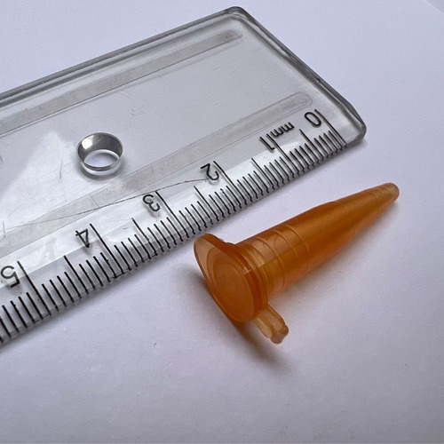 Microtubo Tipo Eppendorf 0,38ml Pacote com 3.000 Unidades - Laranja ARKA