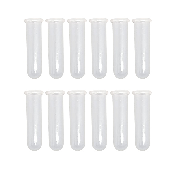 Adaptadores Para Tubos 12x75mm (5ml) e Tubos à Vácuo 13x75mm - 12 Unidades