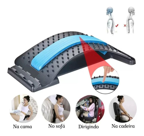 Alongador Lombar Tração Alívio Dor Coluna