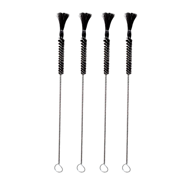 Combo c/ 4 Escovas para Lavagem de Vidrarias Laboratoriais - 10mm
