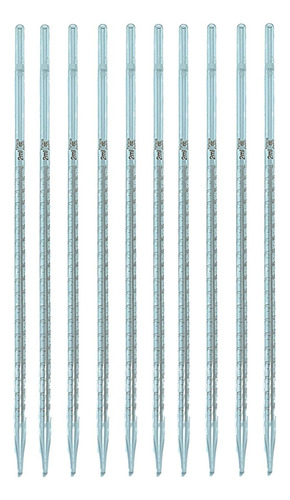 Combo com 10 Pipetas Sorológicas de Vidro - 2ml