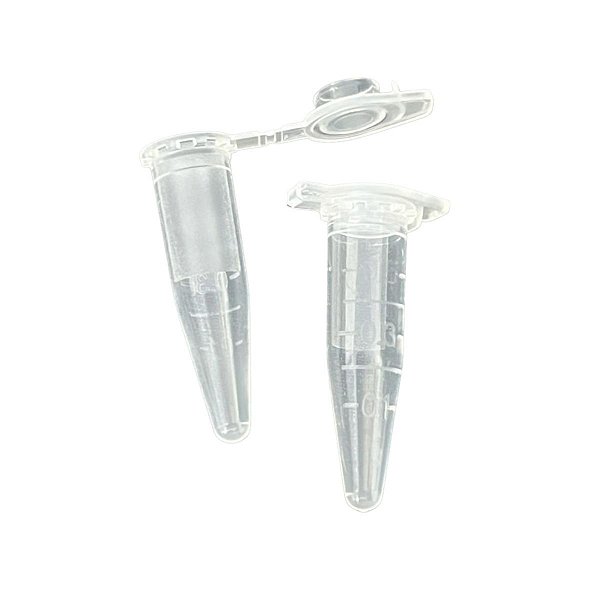 Combo com 4 Pacotes de Microtubo de Centrifugação Tipo Eppendorf Cap. 0,5ml - Incolor
