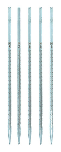 Combo com 5 Pipetas Sorológicas de Vidro - 2ml