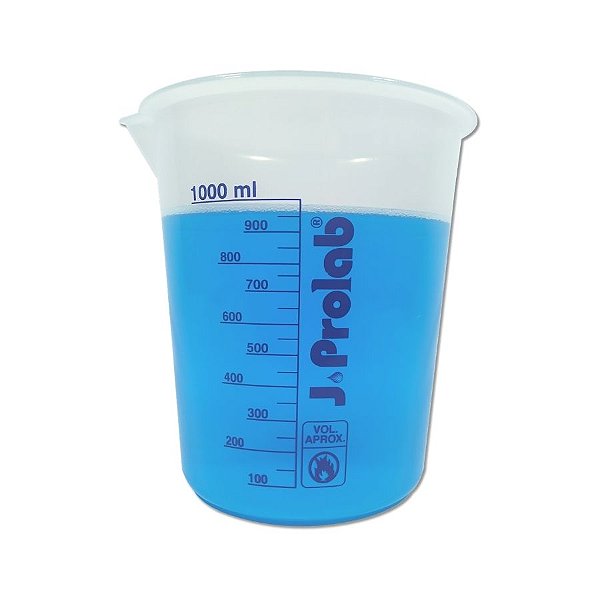 Copo Béquer Polipropileno Graduação SilkScreen - 100ml