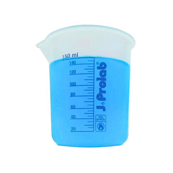 Copo Béquer Polipropileno Graduação SilkScreen - 150ml