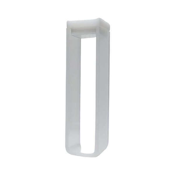 Cubeta Em Vidro Óptico 2 Faces Polidas Passo 10MM 3,5ml - Fundo Arredondado