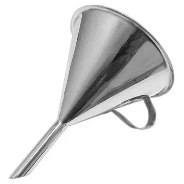 Funil de Aço Inox com Alça - 500ml
