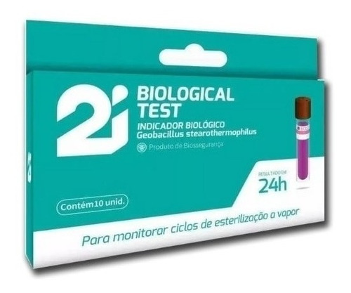 Indicador Biológico Autocontido Tipo 2ª Geração - Caixa Com 10 Unidades - 2i