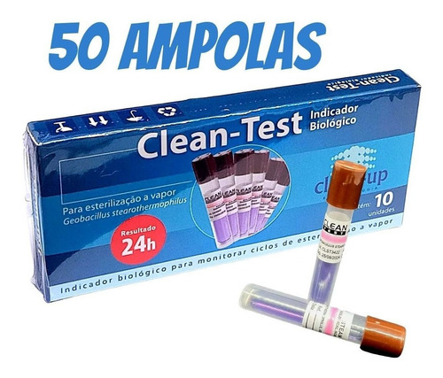 Indicador Biológico CleanUp - 50 Ampolas